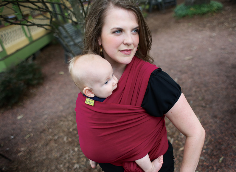 Kangura portabebés Fular elástico portabebé Boba Wrap Sangria