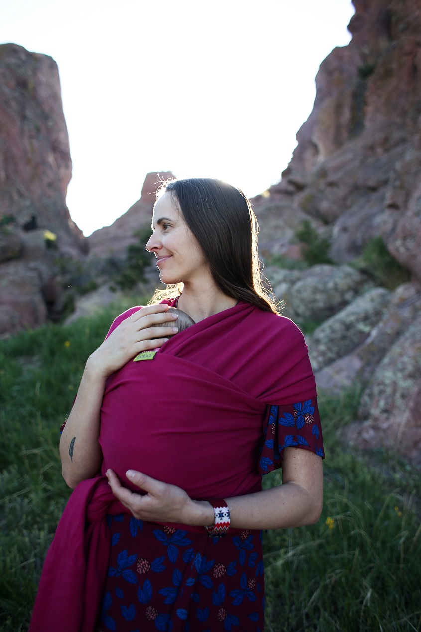 Kangura portabebés Fular elástico portabebé Boba Wrap Sangria