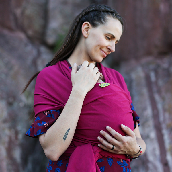 Kangura portabebés Fular elástico portabebé Boba Wrap Sangria