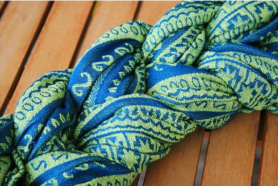 Kangura portabebés Fular portabebé Ellevill Zara Lemongrass