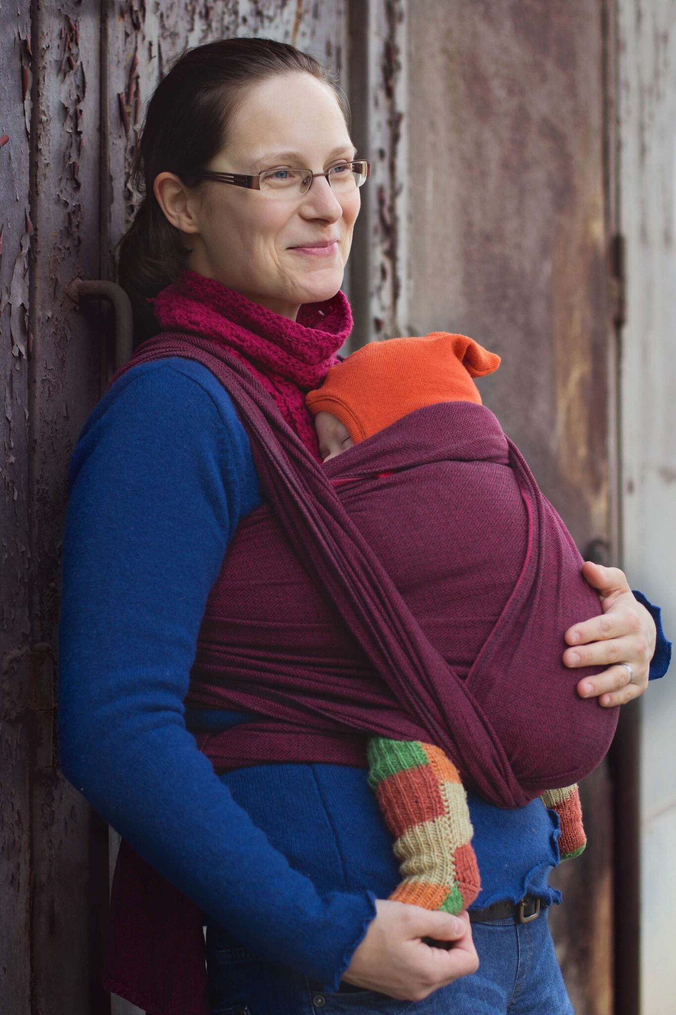 Kangura portabebés Fular portabebé Storchenwiege Leo Burdeos