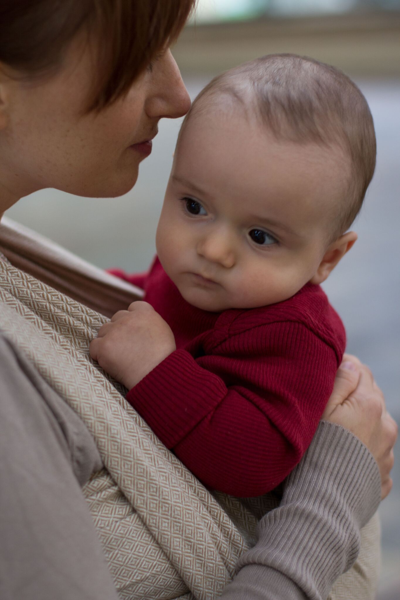 Kangura portabebés Fular portabebé Storchenwiege Leo Natur