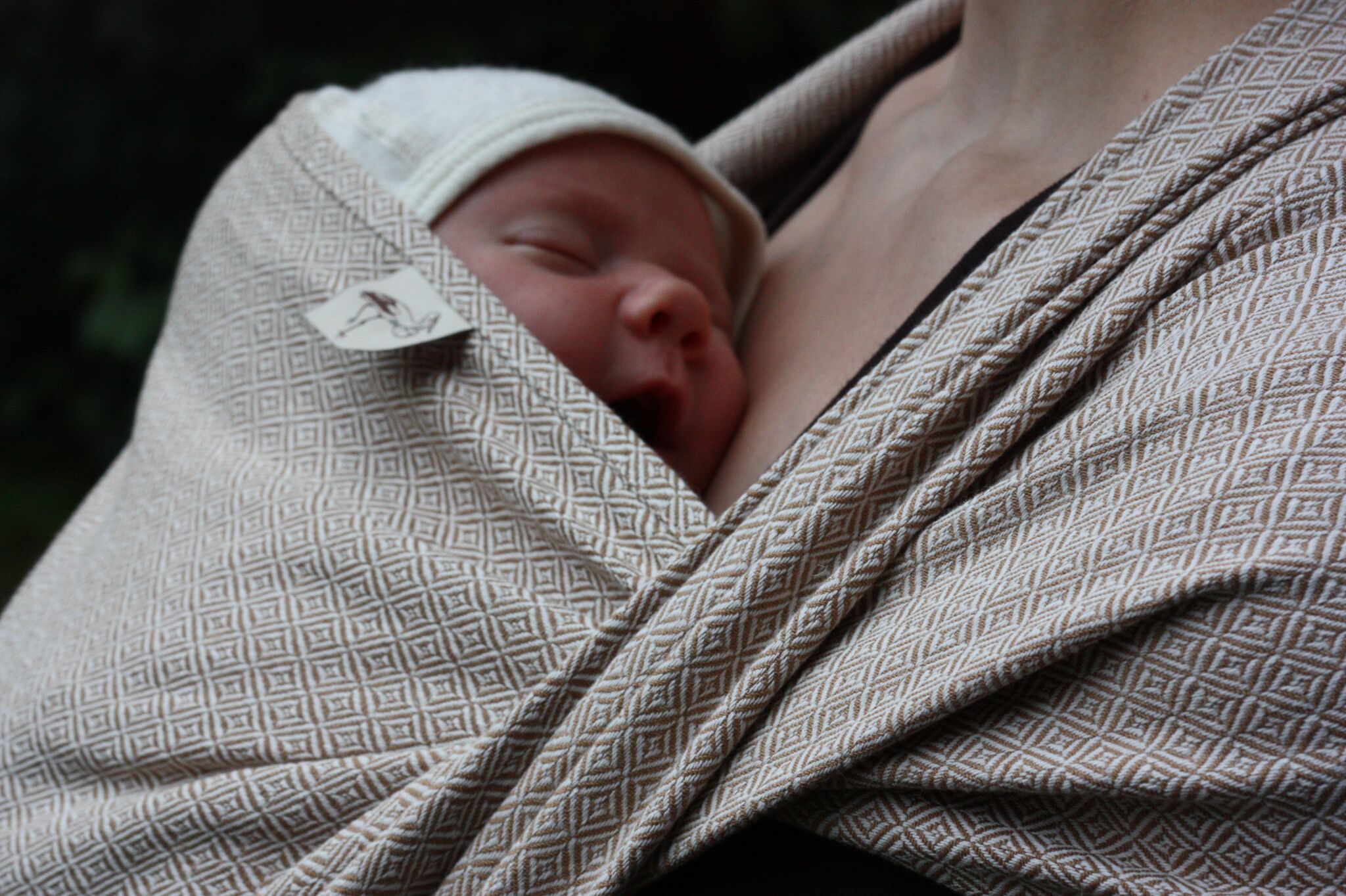 Kangura portabebés Fular portabebé Storchenwiege Leo Natur