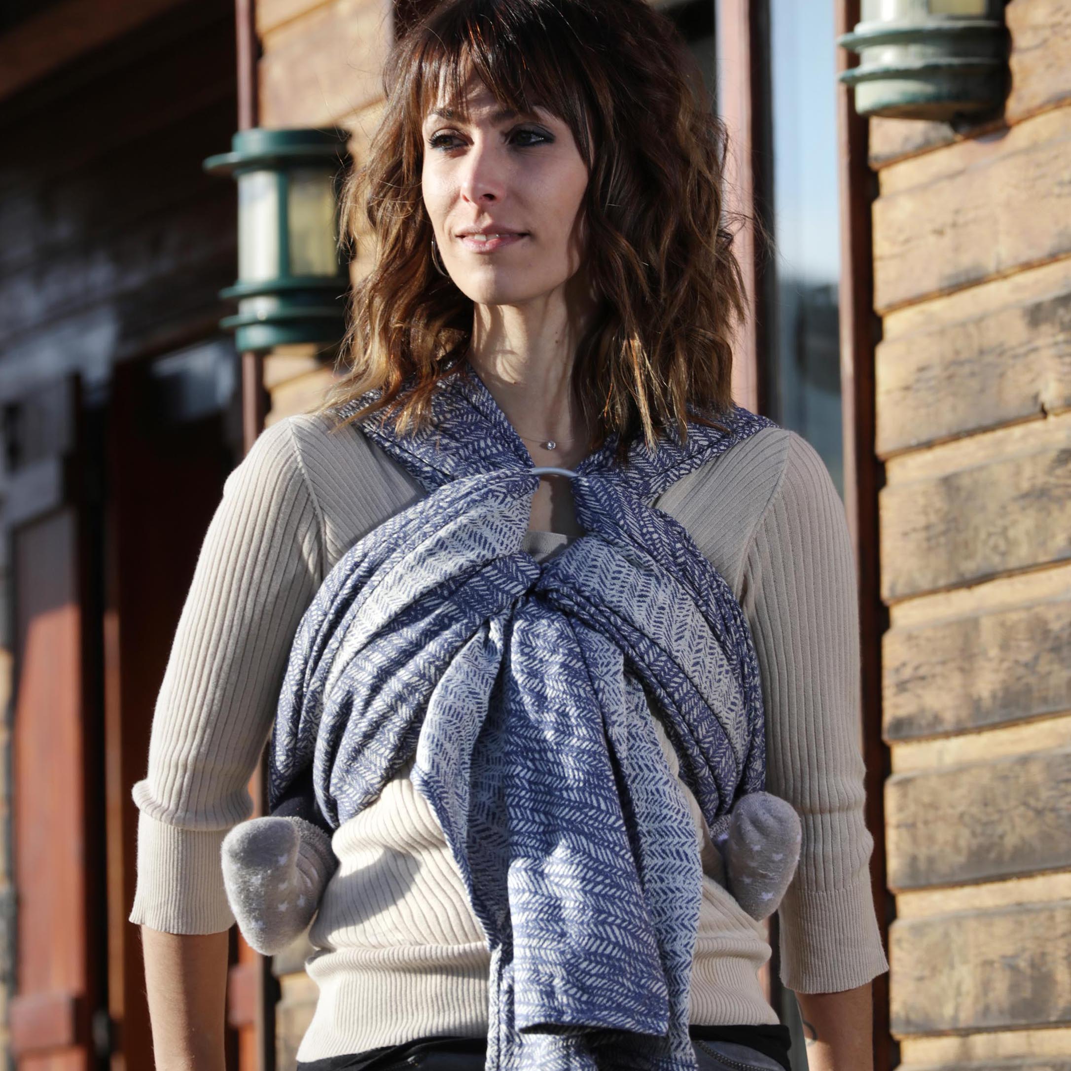 Kangura portabebés Fular portabebé Néobulle Jungle SeaCell Marino