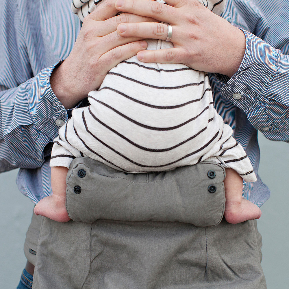 Kangura portabebés Insertable extra Boba 4G/4GS Gray