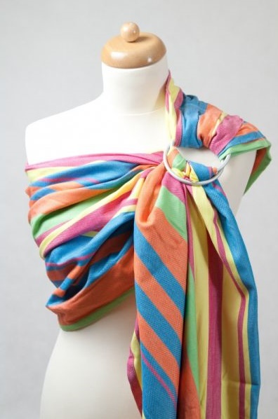 Kangura portabebés Bandolera portabebé LennyLamb Bambú Pinacolada