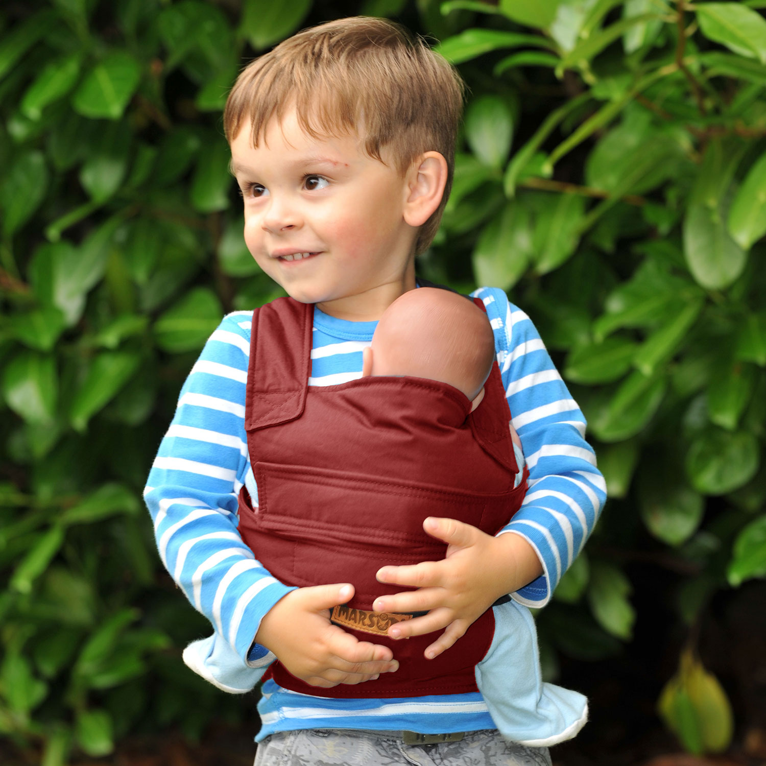 Kangura portabebés Mini Marsupi mochila de juguete Rojo