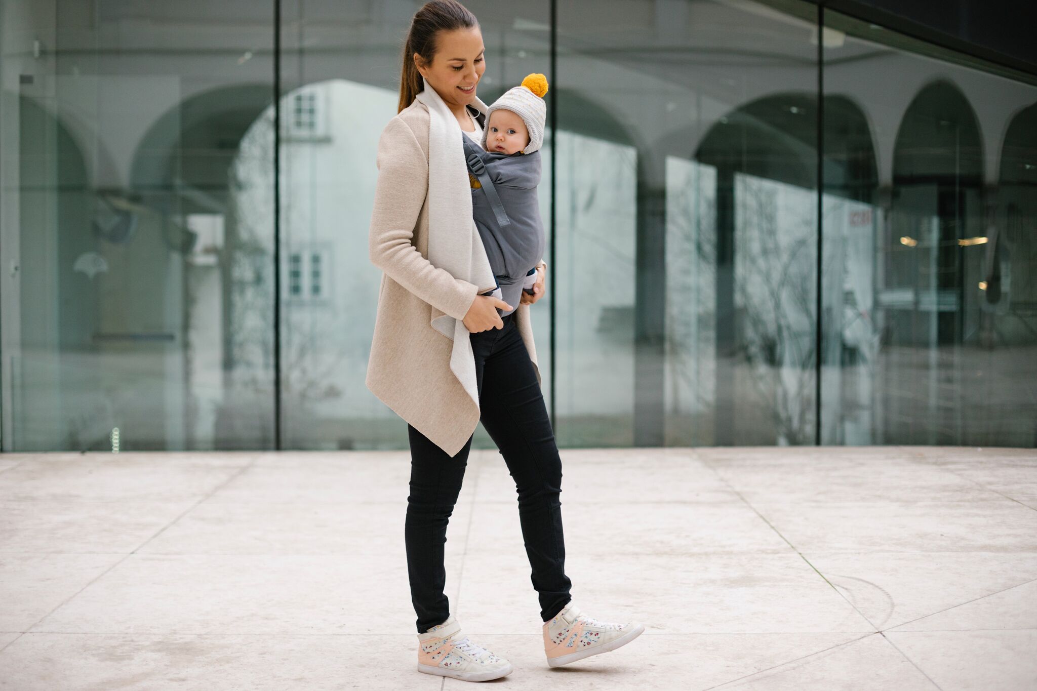 Kangura portabebés Mochila Evolutiva Portabebé Boba X Grey