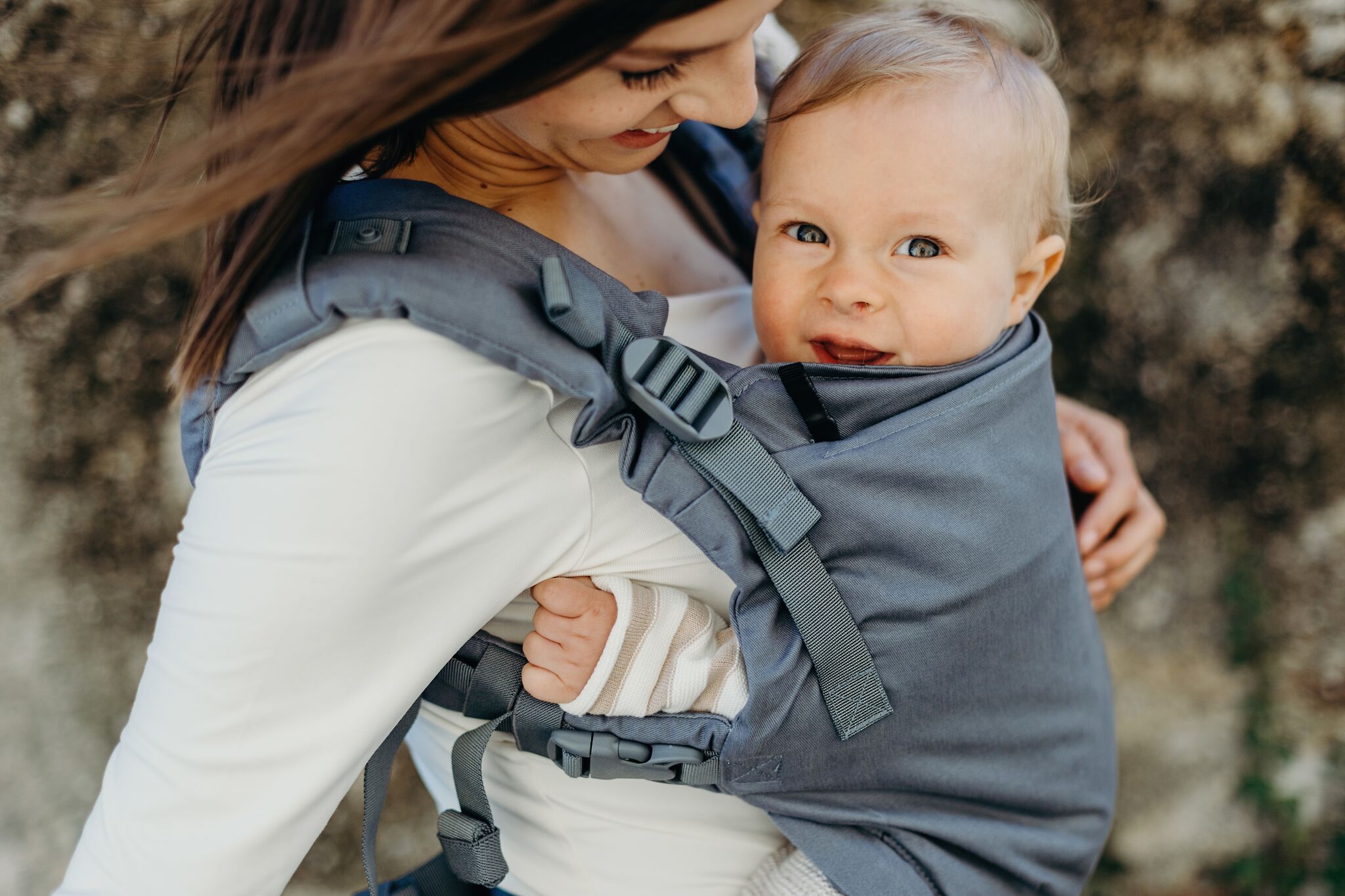Kangura portabebés Mochila Evolutiva Portabebé Boba X Grey