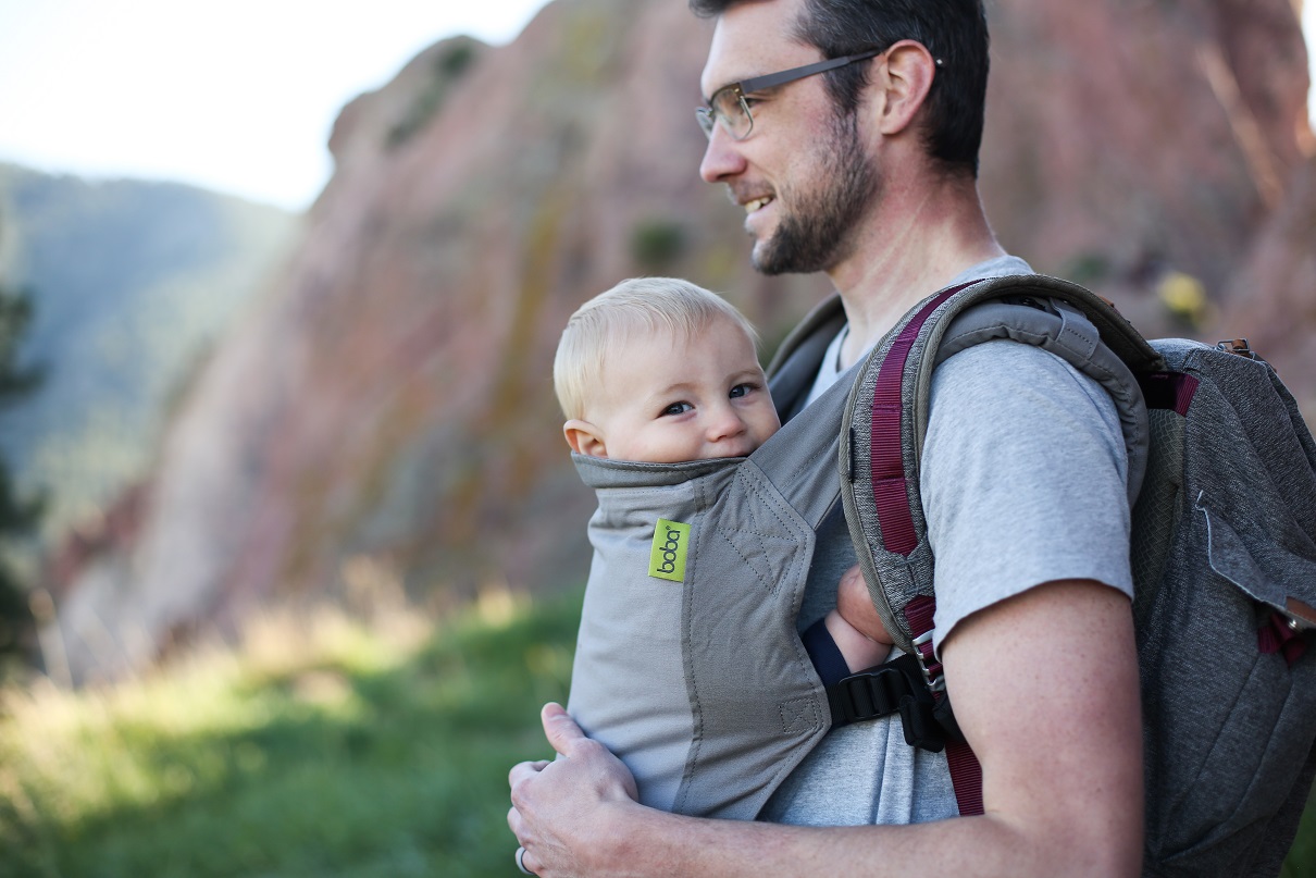 Kangura portanadons Boba Carrier 2 Combo Box Gray + Dusk