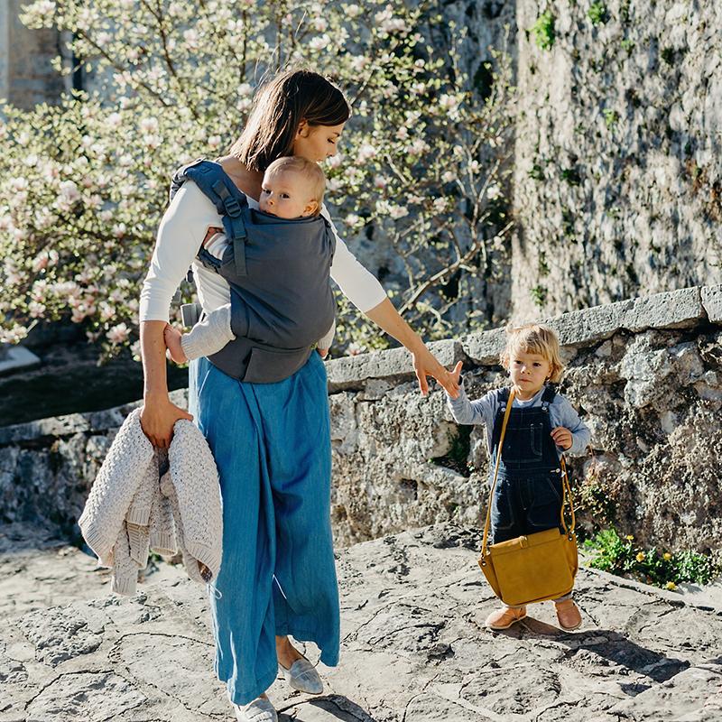 Kangura portabebés Mochila Evolutiva Portabebé Boba X Grey