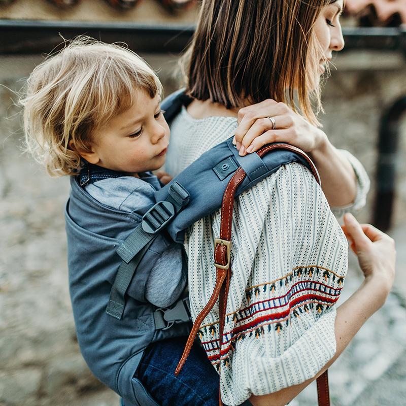 Kangura portabebés Mochila Evolutiva Portabebé Boba X Grey