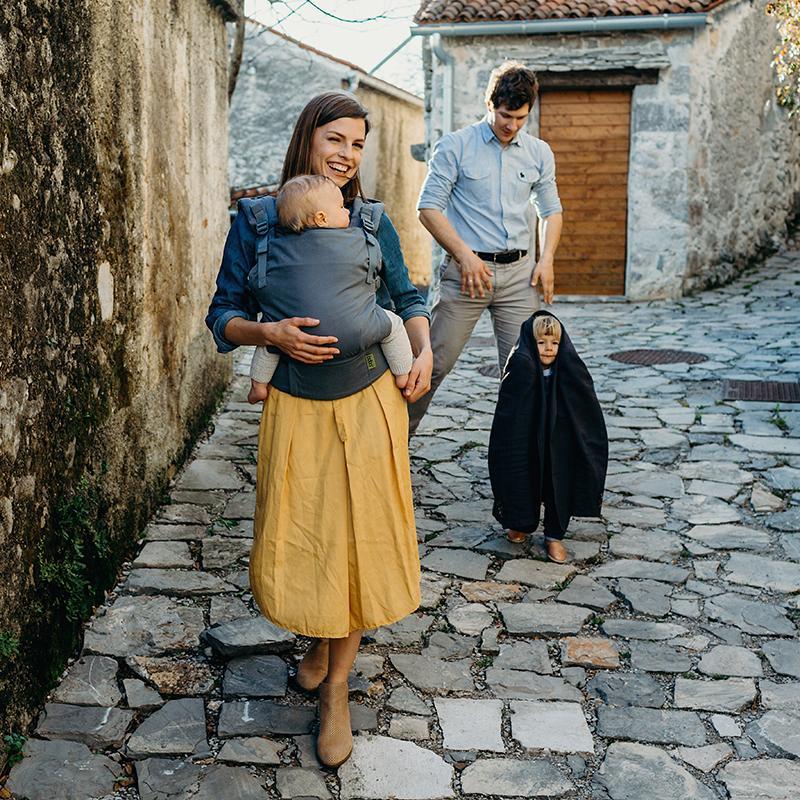 Kangura portabebés Mochila Evolutiva Portabebé Boba X Grey