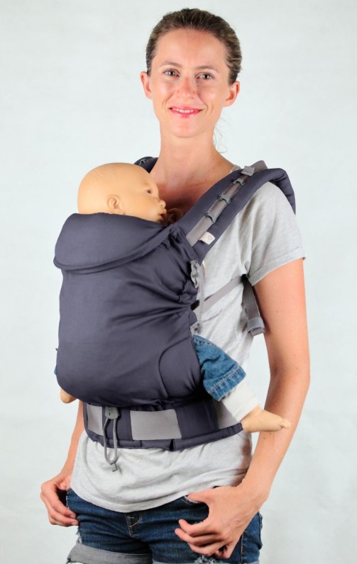 Kangura portabebés Mochila portabebés P4 Standard Ling Ling d'amour Prune