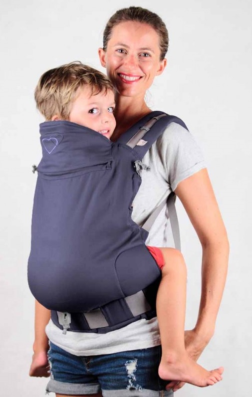 Kangura portabebés Mochila portabebés P4 Preschool Ling Ling d'amour Prune