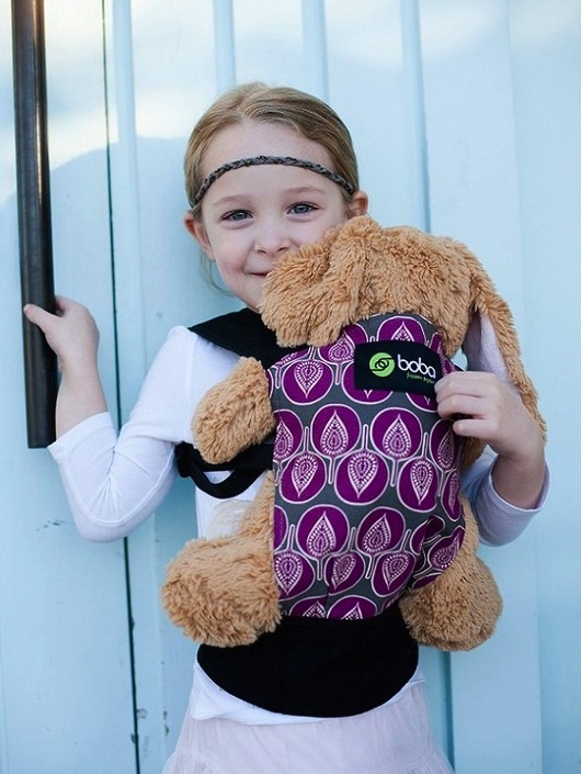 Kangura portanadons Boba Mini motxilla de joguina Lila