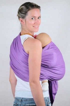 Kangura portabebés Bandolera portabebé Ling Ling d'amour Orchidée