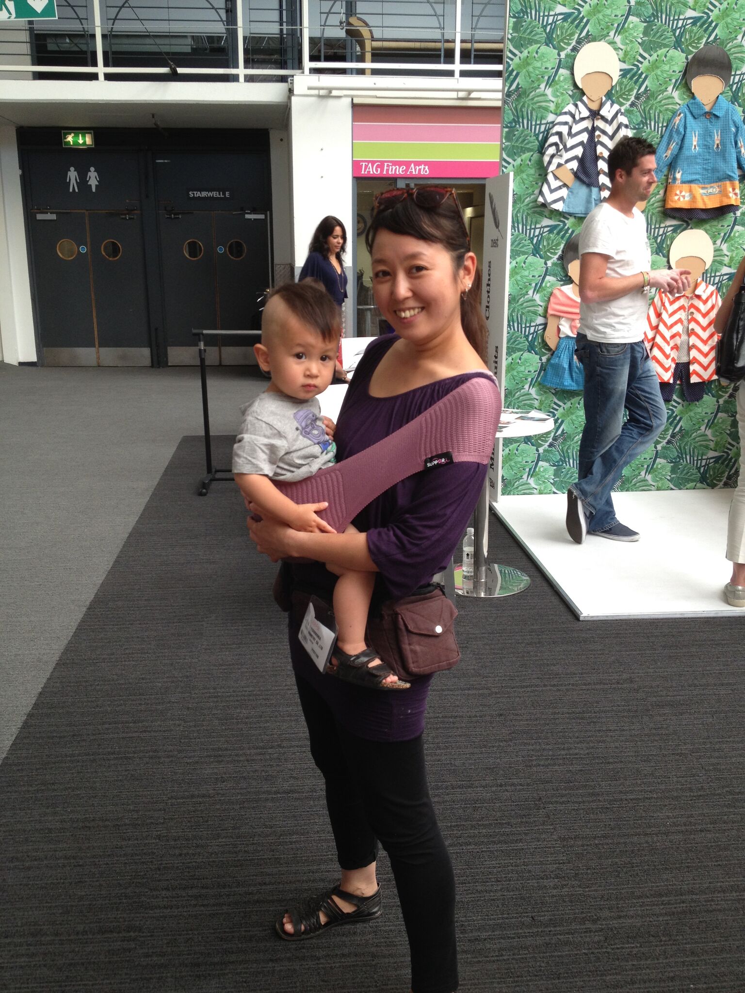 Kangura portabebés Portabebé Suppori Malva