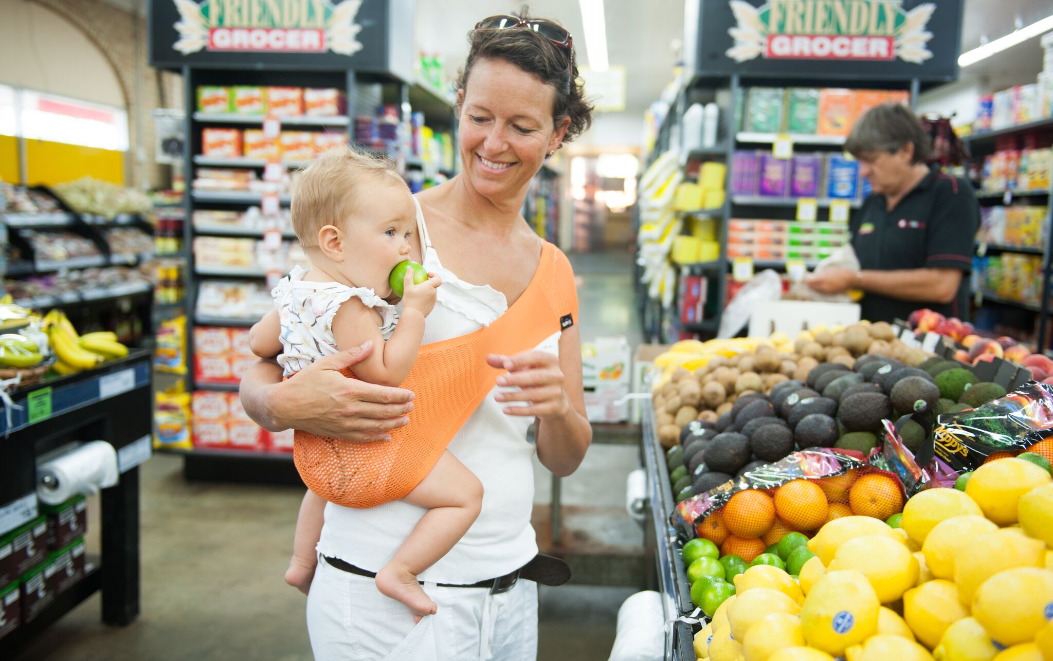 Kangura portabebés Portabebé Suppori Naranja