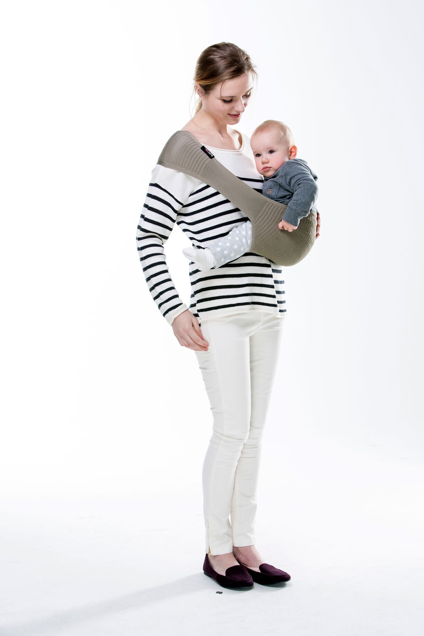 Kangura portabebés Portabebé Suppori Verde Oliva Claro