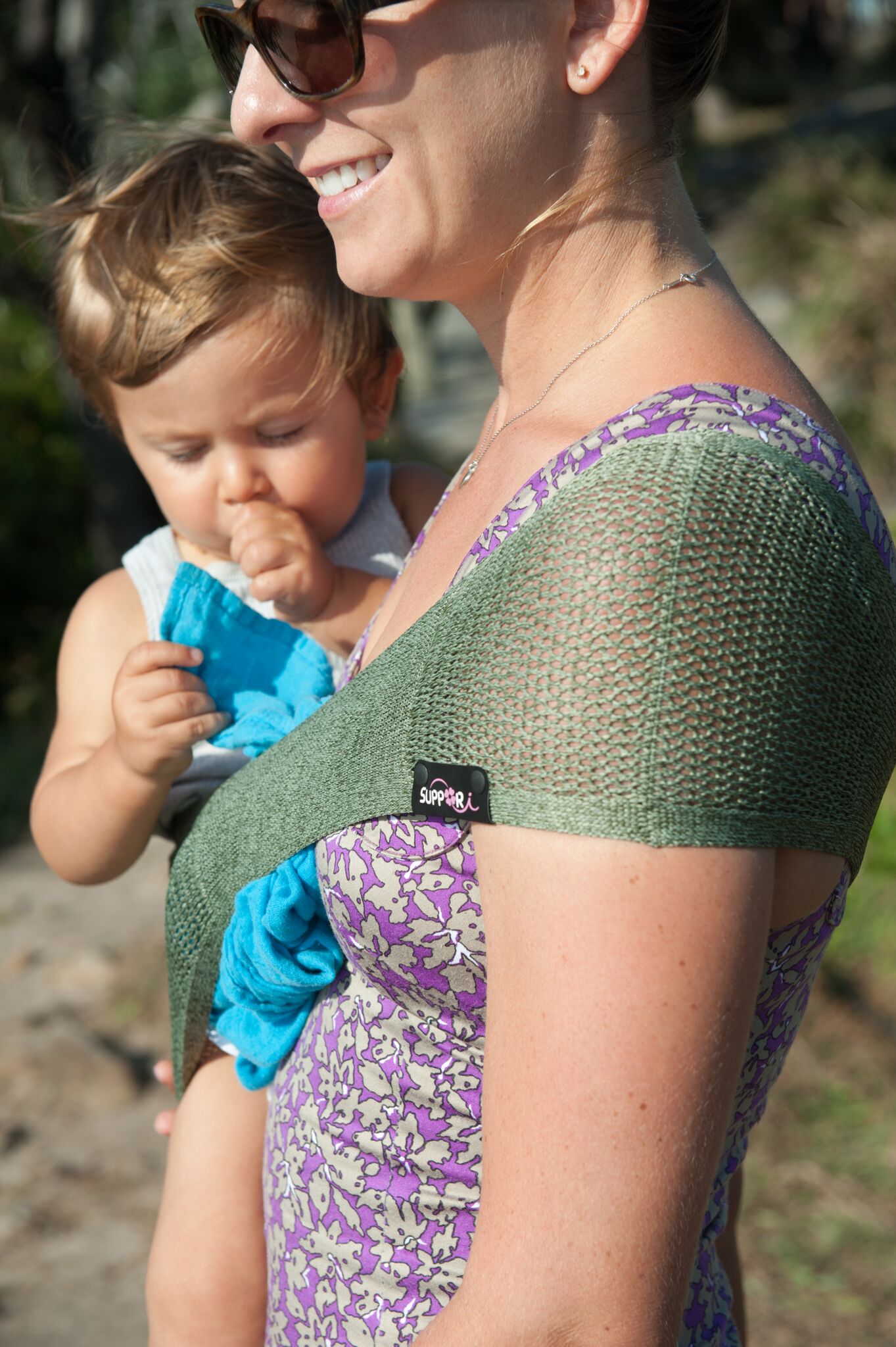 Kangura portabebés Portabebé Suppori Verde Oliva Oscuro