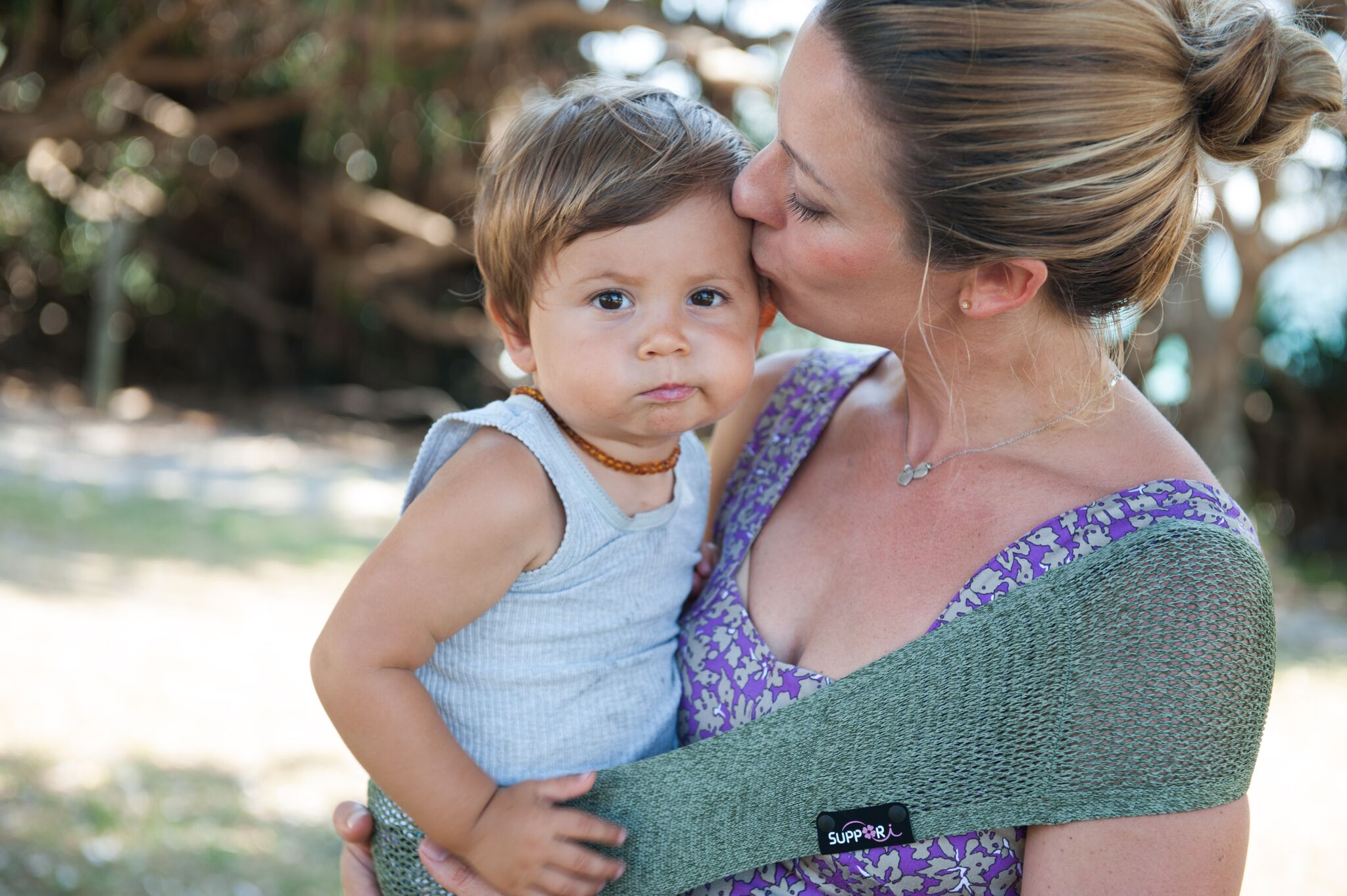 Kangura portabebés Portabebé Suppori Verde Oliva Oscuro