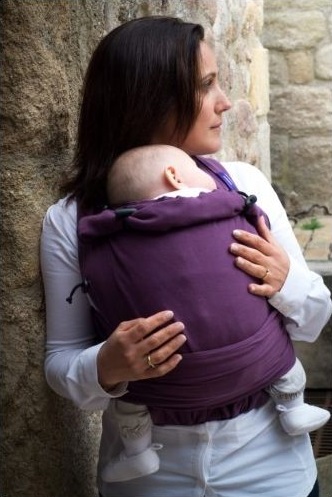 Kangura portabebés Portabebé mei tai Néobulle Evolu'Bulle Prune