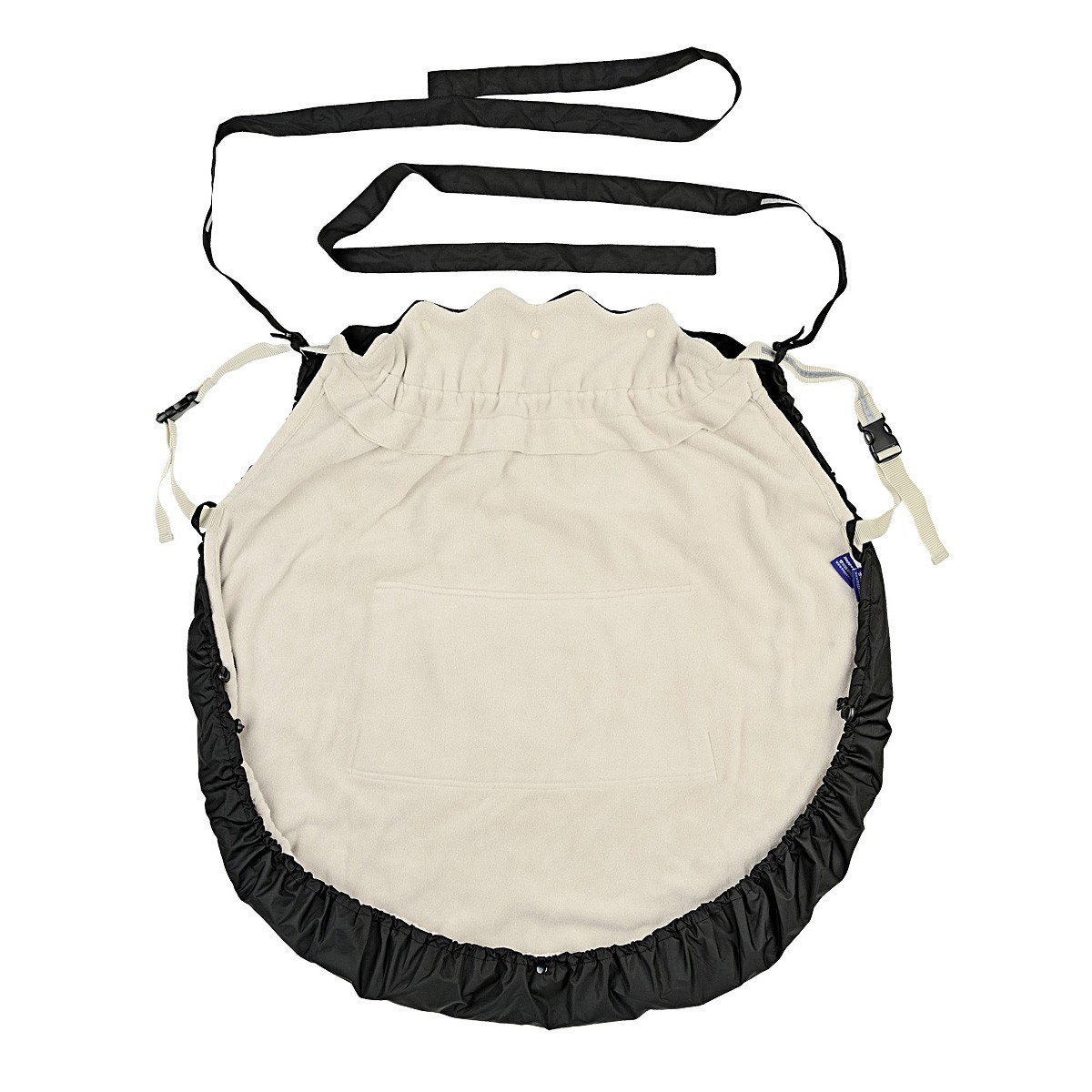 Kangura portanadons Cobertor de porteig 3 en 1 Hoppediz Beige