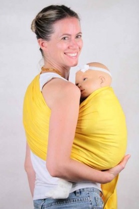 Kangura portabebés Bandolera portabebé Ling Ling d'amour Sunflower