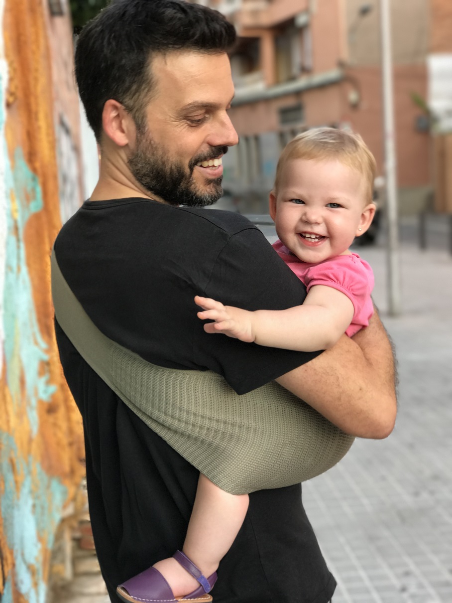 Kangura portabebés Portabebé Suppori Verde Oliva Claro