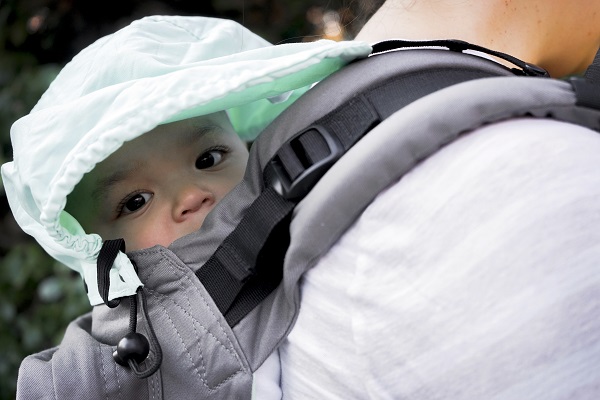 Kangura portabebés TwinGo Mochila Portabebés 3en1 Gemelar / Tándem Original Grey