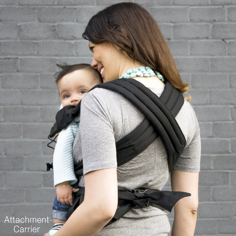 Kangura portabebés TwinGo Mochila Portabebés 3en1 Gemelar / Tándem Original Black